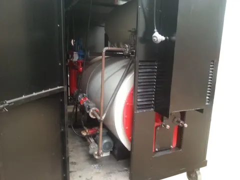 Mobile steam boiler room 5